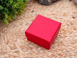 Piros ajándékdoboz ékszerhez kis