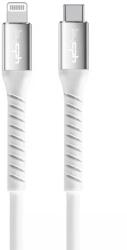 Leki Кабел Leki bycph Pro от USB-C към Lightning, 1m, Бял (9-62)