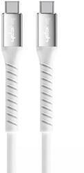 Leki Кабел Leki bycph Pro от USB-C към USB-C, 100W, 1m, Бял (9-64)