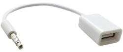 mobilNET AUX csökkentés USB anya 3, 5 mm-re - fehér (ECO csomagolás)
