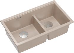 Quadron Logan chiuveta graniteq 76x45 cm bej HQL7645U2_BS_U (HQL7645U2BSU) Chiuveta