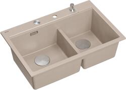Quadron Marc 120 chiuveta graniteq 76x50 cm bej HQC7650U2_BS (HQC7650U2BS) Chiuveta