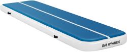 Gymrex Felfújható tornaszőnyeg - 400 x 100 x 20 cm - 200 kg - kék/fehér (GR-ATM5)