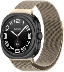 Techsuit - Óraszíj (W009) - Samsung Galaxy Watch Ultra 47 mm - Natúr Titánium
