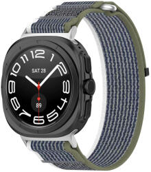 Techsuit - Óraszíj (W054) - Samsung Galaxy Watch Ultra 47mm - Zöld / Szürke