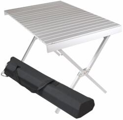 Garthen Masă de camping cu geantă, din aluminiu, gri, 108 x 71 x 72 (SC00263)