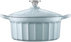 Buydeem Cratita cu capac BUYDEEM CP521-WB, 2.9 l, Fonta emailata (Albastru deschis) (CP521-WB)