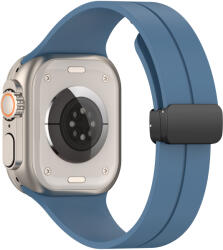 Techsuit - Óraszíj (W011) - Apple Watch 1/2/3/4/5/6/7/8/9/10/SE/SE 2 (38/40/41/42mm) - Kék