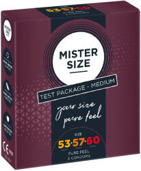 MISTER SIZE óvszer Tesztcsomag - 3db - szexaruhaz