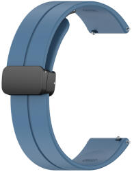 Techsuit - 20 mm-es óraszíj (W011) - Samsung Galaxy Watch 4/5/Active 2, Huawei Watch GT 3 (42mm)/GT 3 Pro (43mm) - Kék