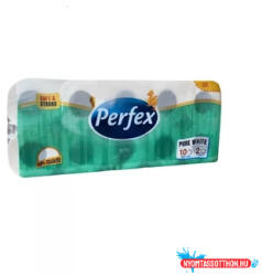  Toalettpapír 2 rétegű kistekercses 100% cellulóz 110 lap/tekercs 10 tekercs/csomag Boni Perfex (59959)