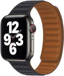Techsuit - Óraszíj (W035) - Apple Watch 1/2/3/4/5/6/7/8/9/10/SE/SE 2 (38/40/41/42mm) - Fekete