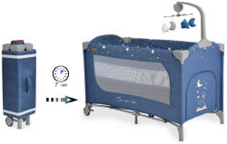 Cangaroo Once upon3 2 szintes utazóágy zenélő játékkal, pelenkázós farmer - babycenter-sopron