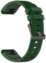 Techsuit - Watchband QuickFit 22mm (W058) - Garmin Fenix 5/5 Plus 6/6 Pro/7/Forerunner 935/945/955/Approach S60 - Sötétzöld
