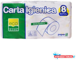  Toalettpapír 2 rétegű kistekercses 200 lap/tekercs 8 tekercs/csomag Paperblu Maxi Durata_Paperdi (60229)