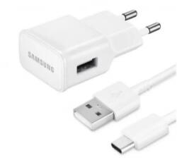 Samsung USB-A hálózati töltő 10W + EP-DN930E USB-C kábel fehér 'Gigapack csomagolás' (EP-TA12_EP_DN930) (EP-TA12_EP_DN930 Giga)