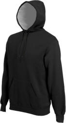 Kariban Uniszex kapucnis pulóver Kariban KA443 Hooded Sweatshirt -4XL, Black