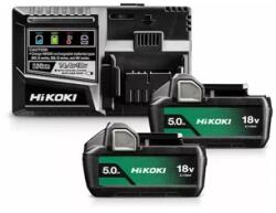 HiKOKI (Hitachi) akkumulátor és töltő szett 18 V | 5 Ah (UC18YSL3WKZ)