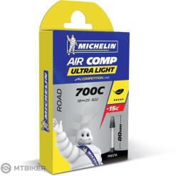 Michelin A1 AIRCOMP Ultra 622x18-25C cső, szelepszár 80mm