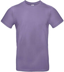B and C Férfi rövid ujjú póló B&C #E190 T-Shirt -M, Millenáris lila