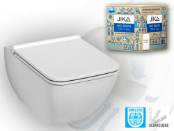 Jika Pure perem nélküli fali wc lassú záródású ülőkével szett H8664240000001 (H8664240000001)
