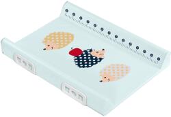 Sensillo Saltea de înfășat cu sistem de siguranță Sensillo - Hedgehogs, 70 cm, Mint (SILLO-12390) Saltea de infasat