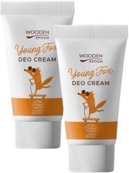 Wooden Spoon Set - Deodorant cremă Young Fox, 2 х 40 ml