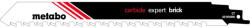 Metabo 631916000 Kardfűrészlap "expert brick" 240 x 1, 5 mm 5db/csomag