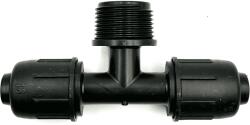 AGRONOMO Teu cu manson pentru tub picurare FE 16x3/4"x16mm (TEU16X3-4)