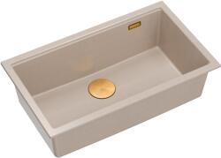 Quadron Logan graniteq mosogató 76x45 cm bézs HQD7644U2_PVDC1_U
