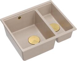 Quadron Logan graniteq mosogató 55x46 cm bézs HCQL5646U2-G1_U
