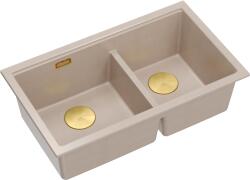 Quadron Logan graniteq mosogató 76x45 cm bézs HQL7645U2_PVDG1_U