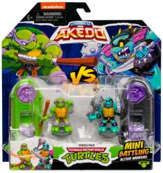 Akedo Set 2 figurine, Akedo, Testoasele Ninja, Donnie Vs Slash, S3 Figurina