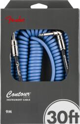 Fender Contour Series Coil Instrument Cable Lake Placid Blue 9m
