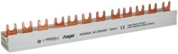 Hager Fázissín 3db 4P készülék részére, 10mm2, 63A, 12M, 210mm (KDN463A) (KDN463A)