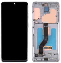 GH82-31430A Samsung Galaxy S20 Plus / S20 Plus 5G OEM OLED kijelző érintővel szürke kerettel, előlap (GH82-31430A)