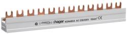 Hager Fázissín 3db 4P készülék részére, 16mm2, 80A, 12M, 210mm (KDN480A) (KDN480A)