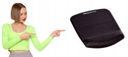 Fellowes Egérpad és felette. Fellowes PlushTouch fekete (9252003)