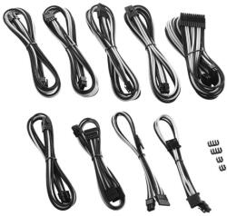 CableMod - PRO ModMesh C-Series Rmi, RMx Kábel Kit - Fekete/fehér CM-PCSR-FKIT-NKKW-R
