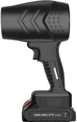 Flippy Suflanta de Aer Multifunctionala Portabila, Flippy, Incarcare Auto, pentru Gratar, Masina, Indepartare Frunze si Praf, 1500 mAh, Viteta de Rotatie 25000 RPM, 2 Baterii de Li si Incarcator, Negru (teo-