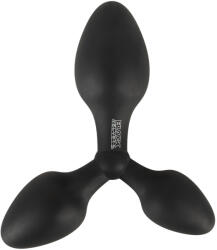 Black Velvets - dop anal triplu - silicon negru (50051080000)