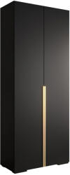 Inova 1 ruhásszekrény 100x237x47 - fekete (1000099942)