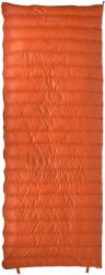 Lowland Outdoor Szuper kompakt takaró- Pehelytakaró hálózsák - nejlon - 210x80 - 590 gr. +8°C 210 CM narancssárga