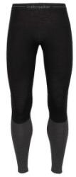 Icebreaker 200 ZoneKnit Leggings Men Colanți BLACK/JET HTHR/CB XXL