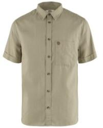 Fjällräven Övik Travel Shirt SS Men Cămașă cu mânecă scurtă Fjällräven Sand Stone M