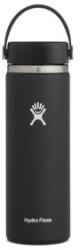 Hydro Flask Wide Mouth with Flex Cap 2.0 20 oz Termos Hydro Flask 001 Black