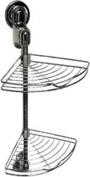  Sarokpolc fürdőszobába CORNE 68 cm, ezüst