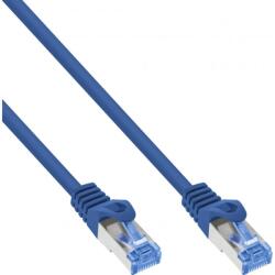 InLine Cablu de retea RJ45 Cat. 6A S/FTP LSoH CCA 0.3m Albastru, InLine IL72633B (IL72633B)