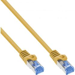 InLine Cablu de retea RJ45 Cat. 6A S/FTP LSoH CCA 0.3m Galben, InLine IL72633Y (IL72633Y)