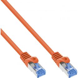 InLine Cablu de retea RJ45 Cat. 6A S/FTP LSoH CCA 0.3m Orange, InLine IL72633O (IL72633O)